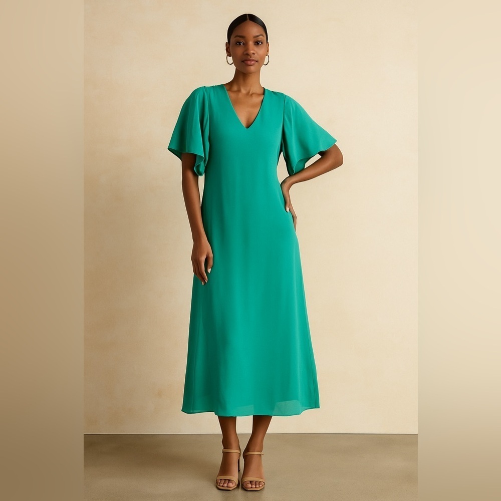 NWT Anna Cate Tuckernuck Blaire Maxi Dress in Billard Green